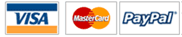 Visa , MasterCard, PayPal