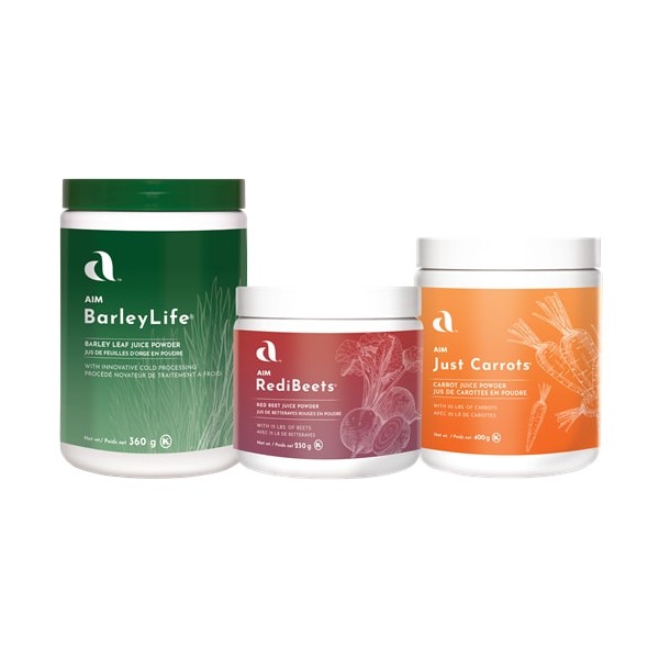 AIM Garden Trio juices